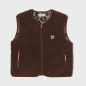 Preview: BillyBelt Teddy-Weste "Sherpa-Braun"