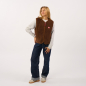 Preview: BillyBelt Teddy-Weste "Sherpa-Braun"