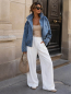 Preview: Jeansjacke mit hohem Kragen