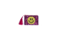 Preview: Kosmetiktasche Smile mit Perlenstickerei & Geschenkbox