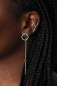 Preview: Ohrring Hanger Stripe in Silber 925 von Soek Atelier