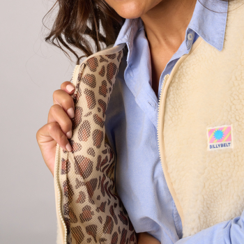 BillyBelt Teddy-Weste "Sherpa-Creme-Ivory"