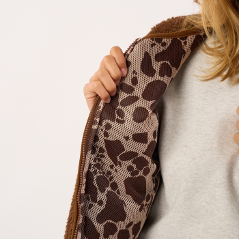 BillyBelt Teddy-Weste "Sherpa-Braun"