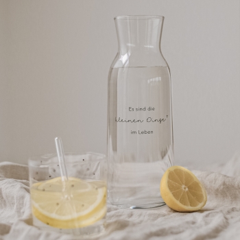 Eulenschnitt Glaskaraffe 