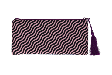 Preview: Kosmetiktasche mit Perlenstickerei & Geschenkbox