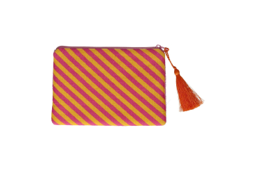 Preview: Kosmetiktasche mit Perlenstickerei & Geschenkbox