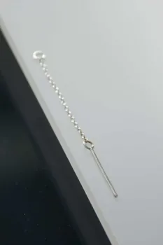 Preview: Ohrring Hanger Stripe in Silber 925 von Soek Atelier