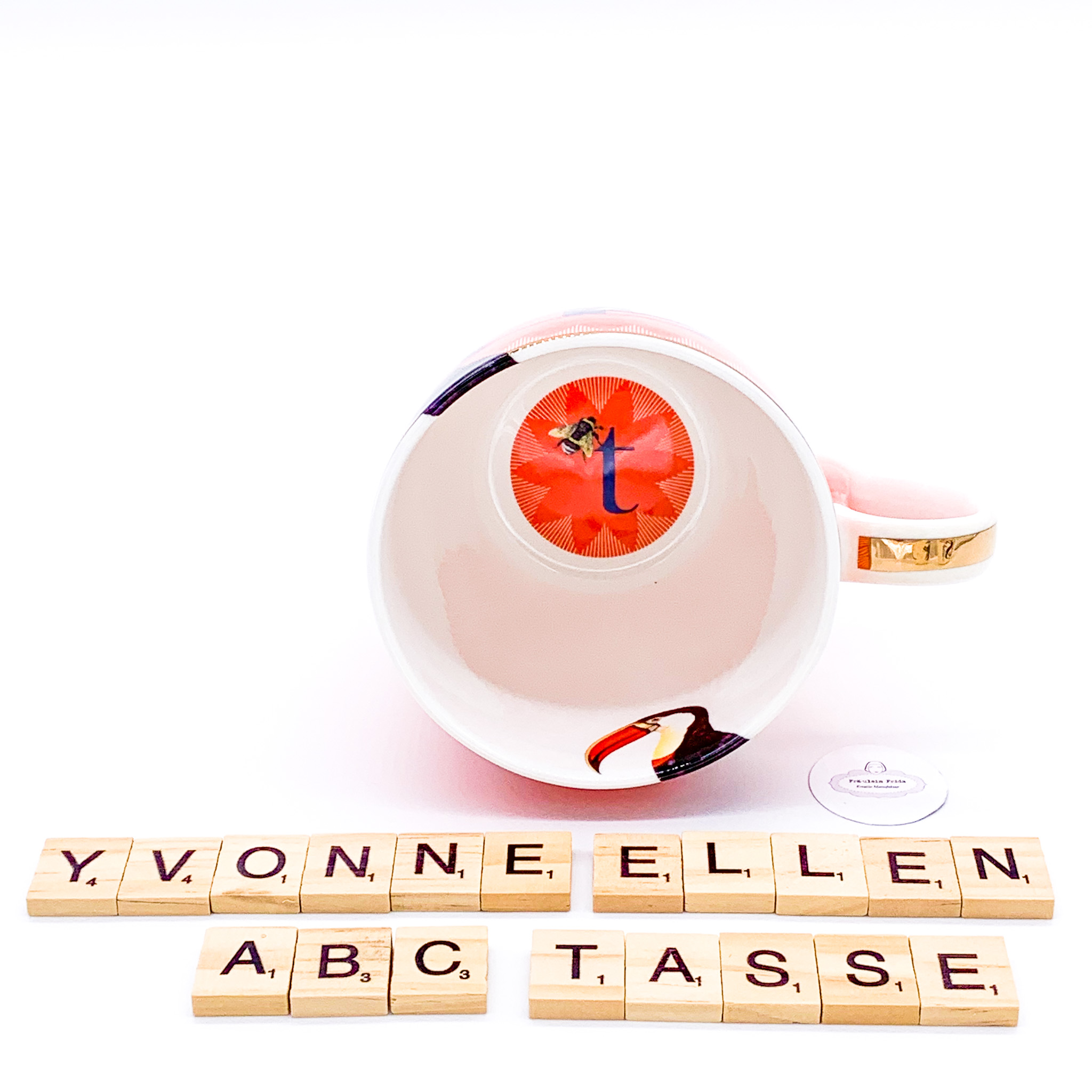 Frauleinfrida De Yvonne Ellen Alphabet Tasse T