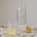 Eulenschnitt Glaskaraffe 