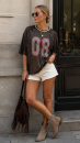 Pailletten T-Shirt 